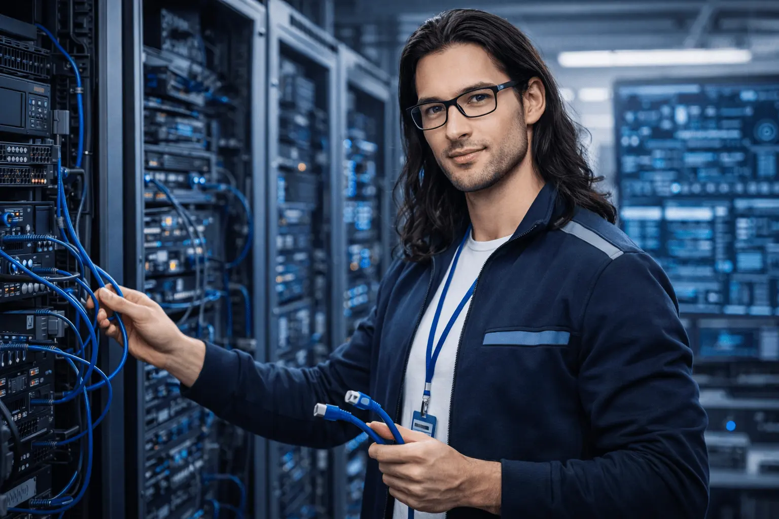 Fachinformatiker für Digitale Vernetzung vernetzt Serversysteme