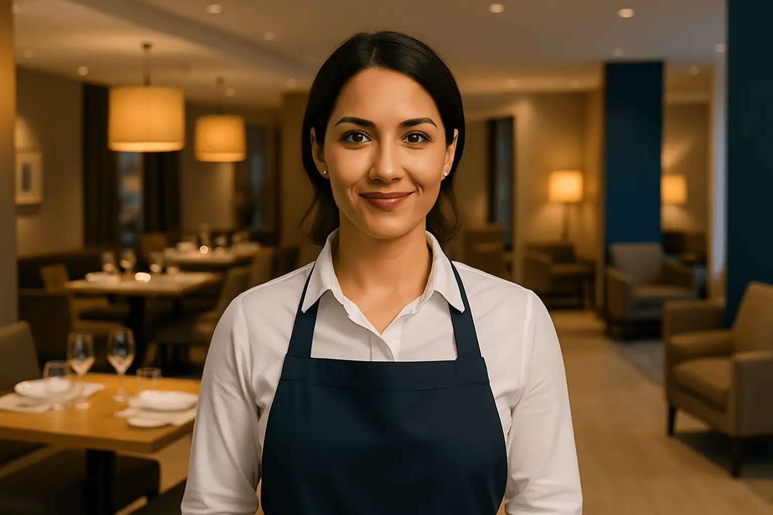 Geprüfte Fachwirtin Gastgewerbe organisiert Serviceabläufe