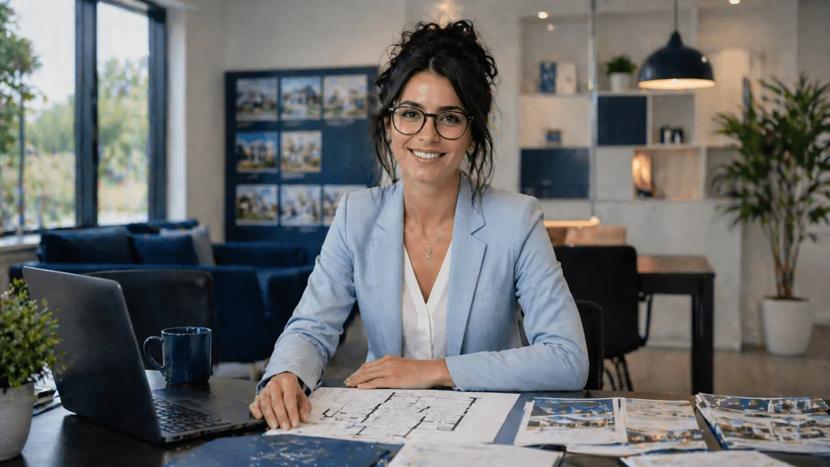 Immobilienkaufmann IHK im Beratungsgespräch im Immobilienbüro