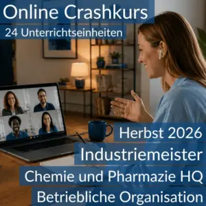 Lernende nehmen an einem digitalen Vorbereitungskurs zu den Inhalten der HQ Betriebliche Organisation teil.