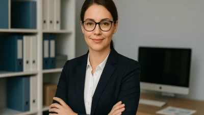 Bilanzbuchhalter erstellt Jahresabschluss im Büro