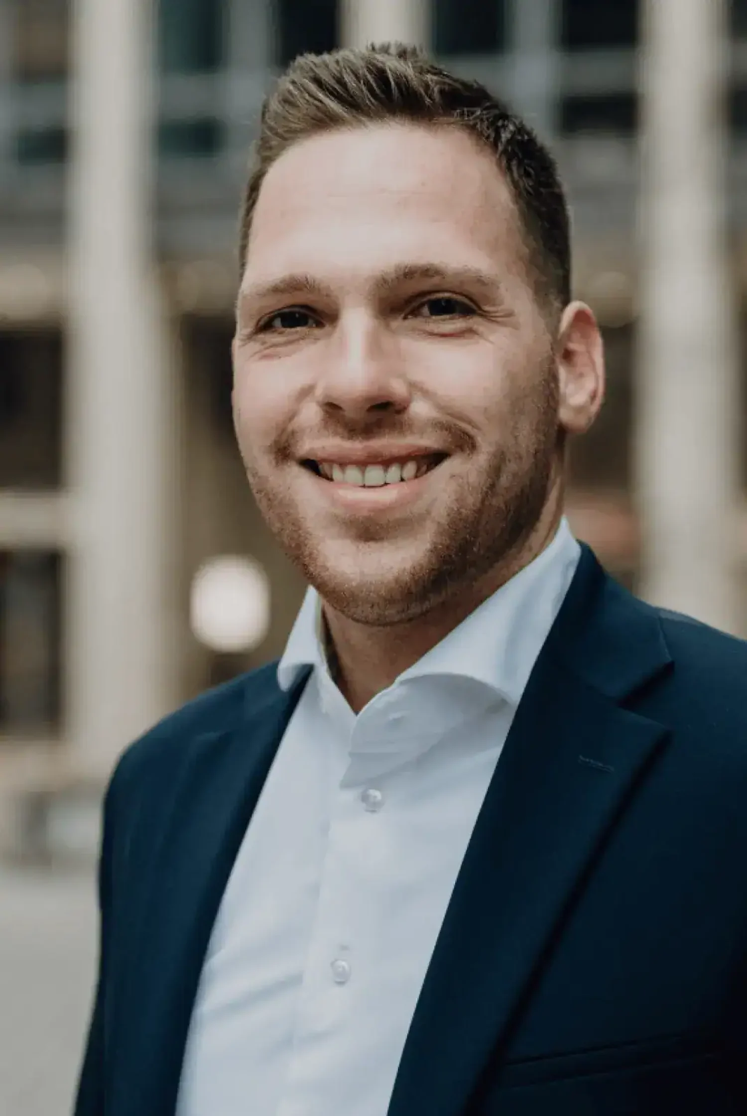 Porträt von Dozent Christopher U. der Meisterschmiede